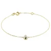 Bracelet Lareyna Or Bicolore Saphir