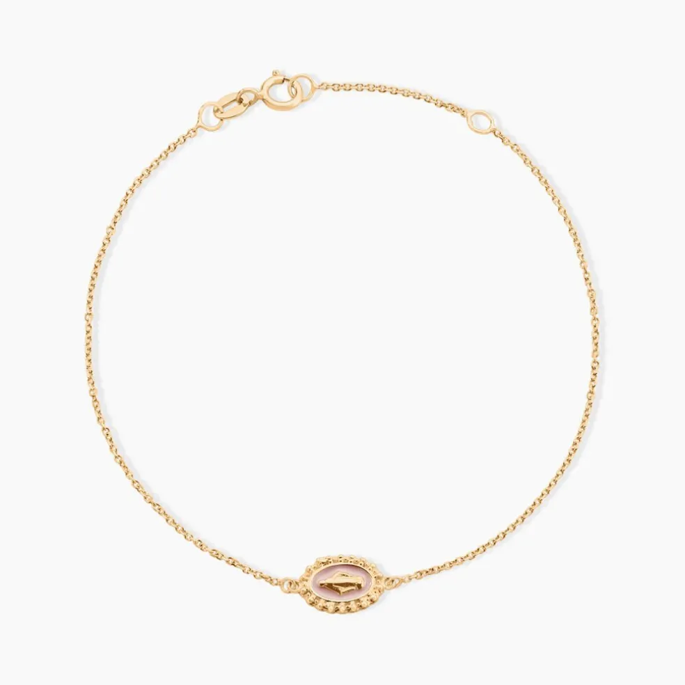Bracelet Lueur Coloree Or Jaune