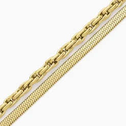 Bracelet Maddalena Acier Jaune