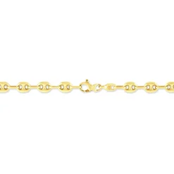 Bracelet Maille Dami Maille Grain De Cafe Or Jaune