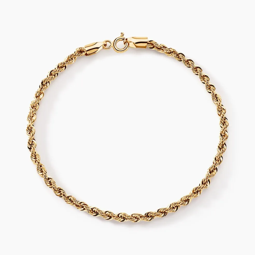 Bracelet Maille Jerry Or Jaune