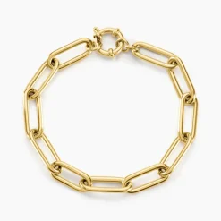Bracelet Maille Urban Line Acier Doré