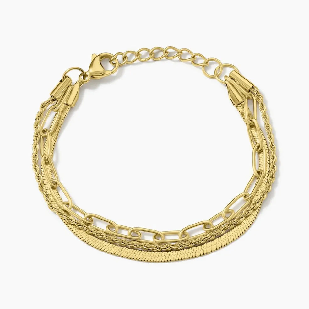 Bracelet Mandera Acier Jaune