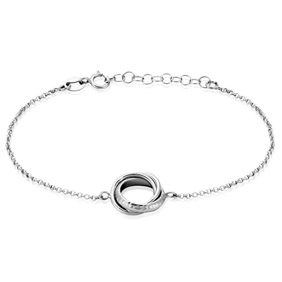 Bracelet Manon Argent Blanc