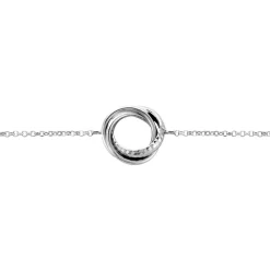 Bracelet Manon Argent Blanc