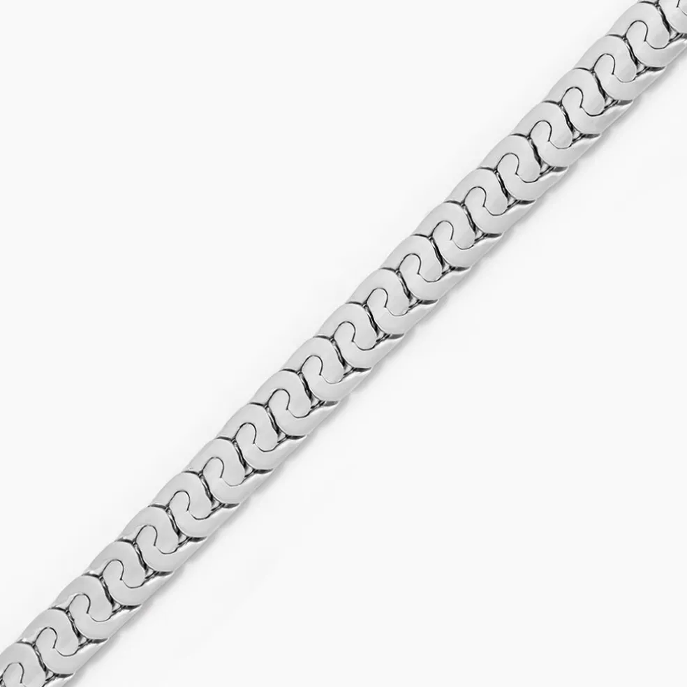 Bracelet Marin Acier Blanc