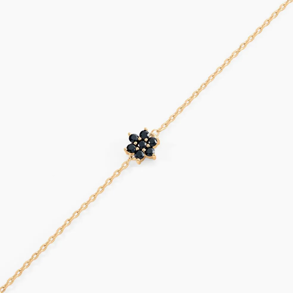 Bracelet Midnight Royalty Plaqué Or Jaune Pierre De Synthèse