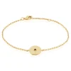 Bracelet Milia Plaqué Or Jaune Verre