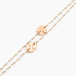 Bracelet Mimosa Argent Rose