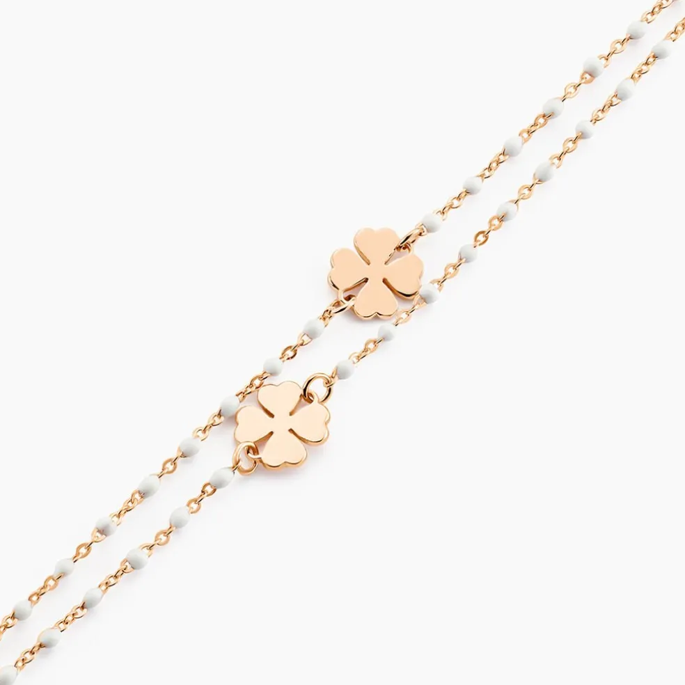Bracelet Mimosa Argent Rose