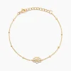Bracelet Mirabel Argent Jaune Oxyde De Zirconium