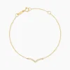 Bracelet Mohini Or Jaune Oxyde De Zirconium