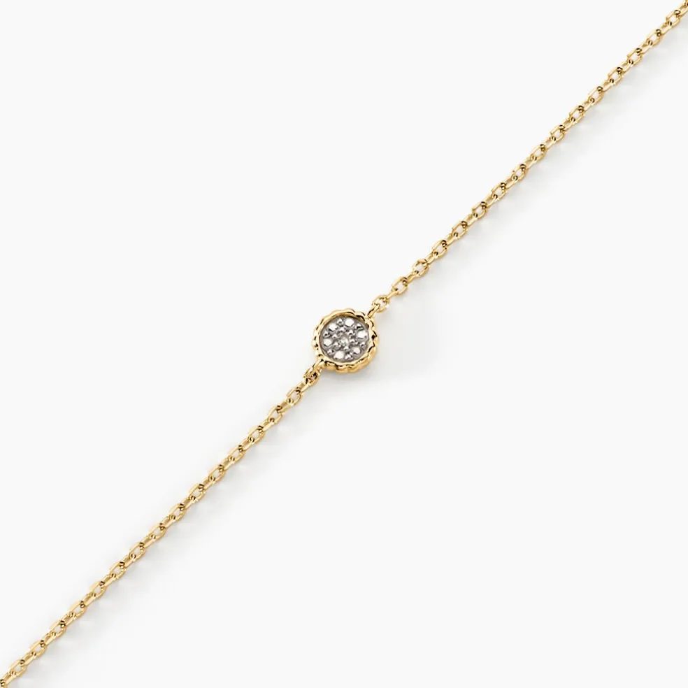 Bracelet Mon 1er Diamant Or Jaune Diamant
