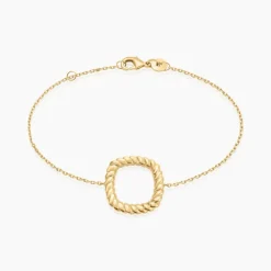 Bracelet Monifa Plaque Or Jaune
