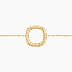 Bracelet Monifa Plaque Or Jaune