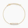 Bracelet Monique Argent Jaune Oxyde De Zirconium