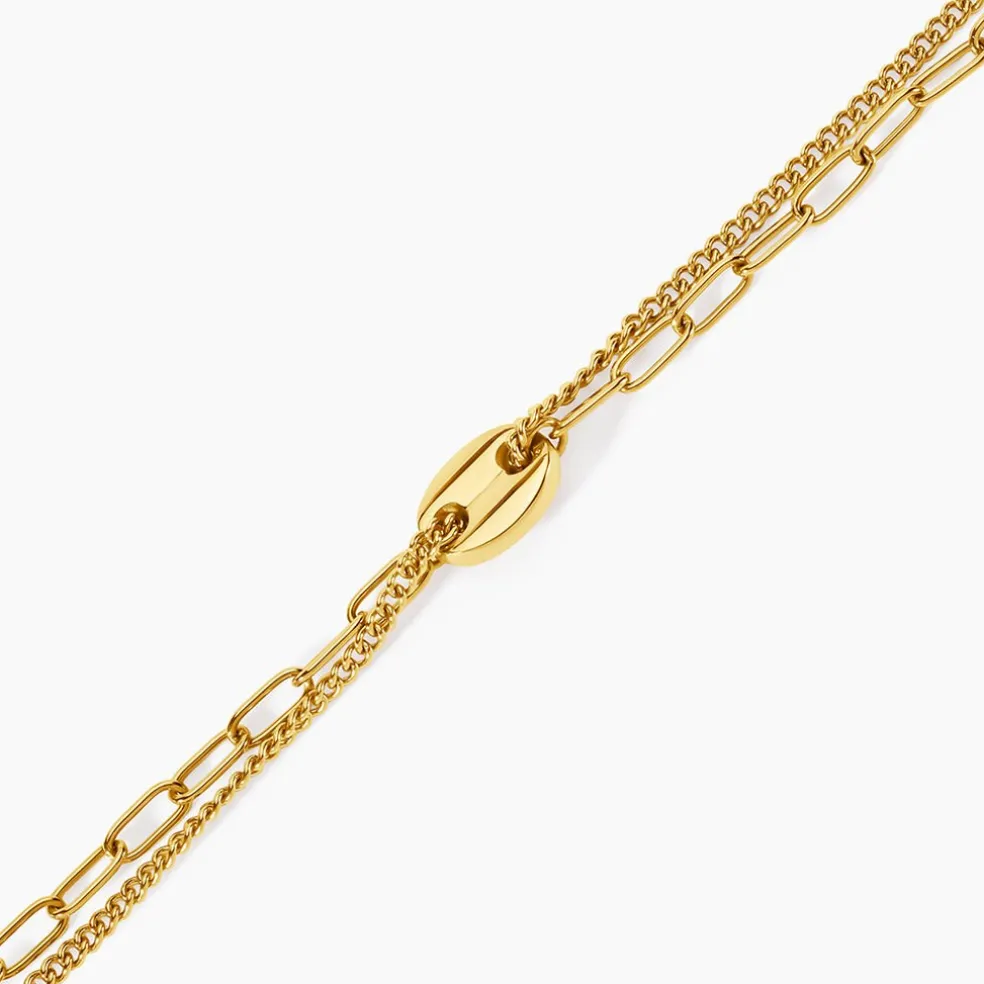 Bracelet Numah Acier Jaune