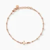 Bracelet Opale Argent Rose