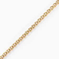 Bracelet Or Jaune Capucin Maille Marine