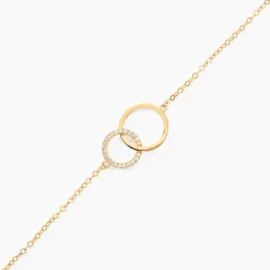 Bracelet Or Jaune Nesrine Oxydes