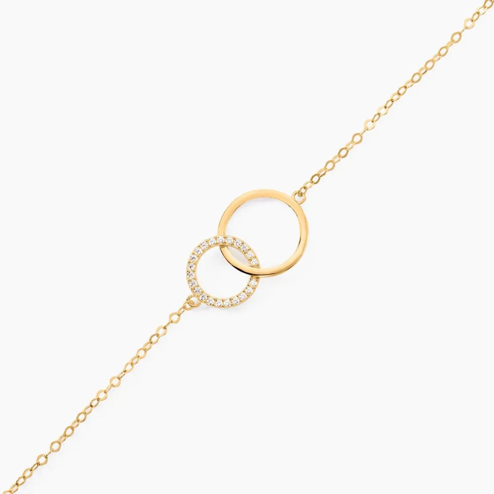 Bracelet Or Jaune Nesrine Oxydes