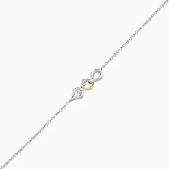 Bracelet Or Jaune Oxyde De Zirconium
