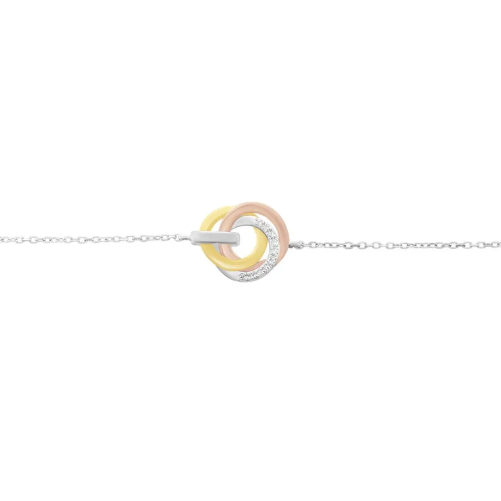 Bracelet Or Tricolore Vanadissa Diamants
