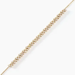 Bracelet Orion Or Jaune Oxyde De Zirconium
