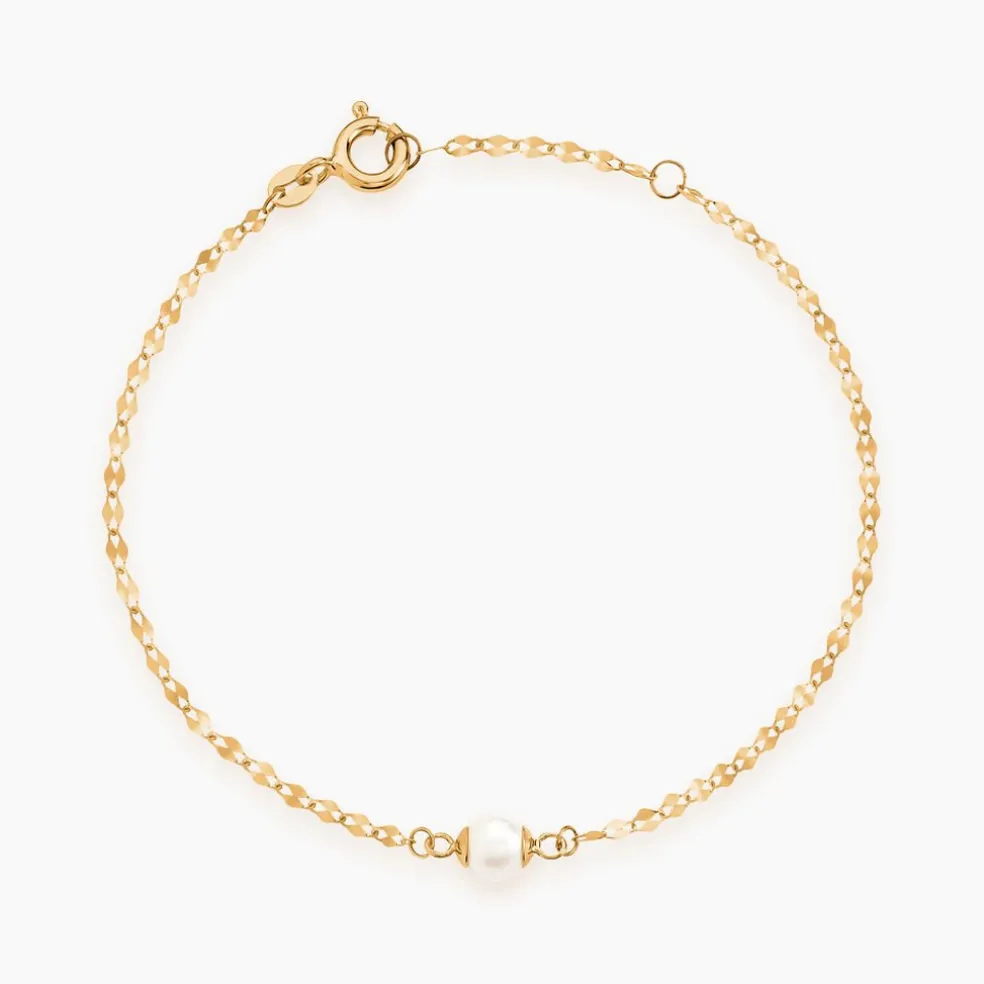 Bracelet Paolina Or Jaune Perle De Culture
