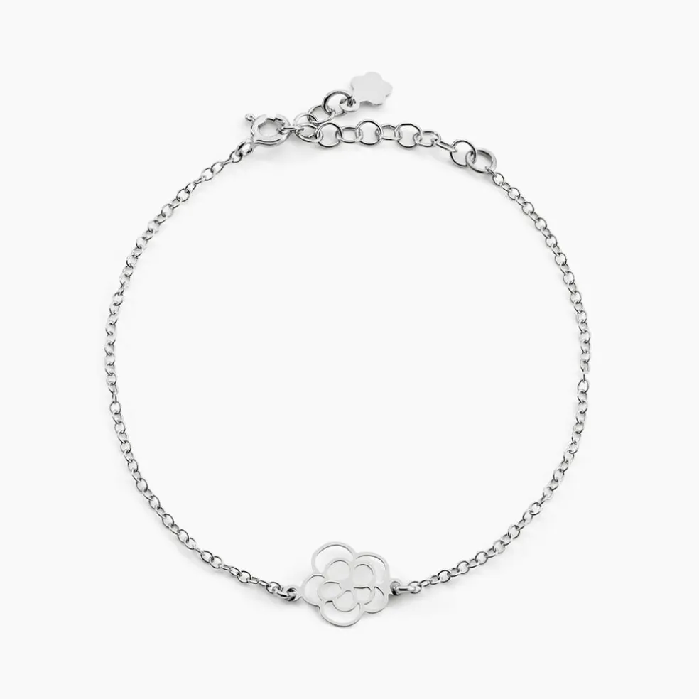 Bracelet Paprika Argent Blanc