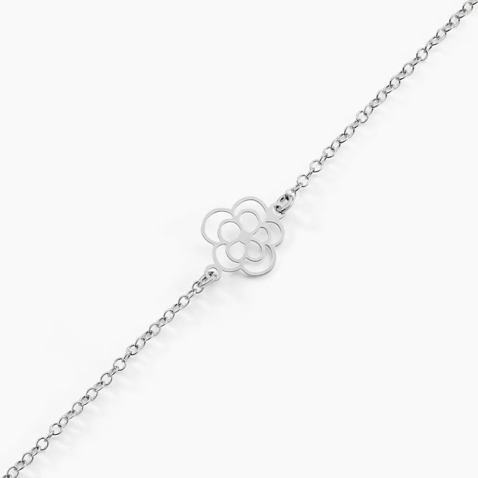 Bracelet Paprika Argent Blanc