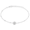 Bracelet Pascalin Argent Blanc Oxyde De Zirconium