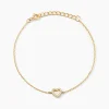Bracelet Phanie Argent Jaune Oxyde De Zirconium