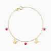 Bracelet Phyliss Or Jaune Oxyde De Zirconium
