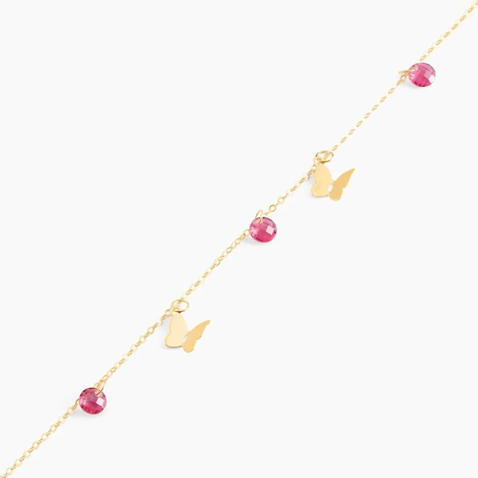 Bracelet Phyliss Or Jaune Oxyde De Zirconium
