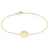 Bracelet Plaqué Or Jaune Danys Oxyde De Zirconium