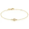 Bracelet Plaqué Or Larraso Oxydes De Zirconium