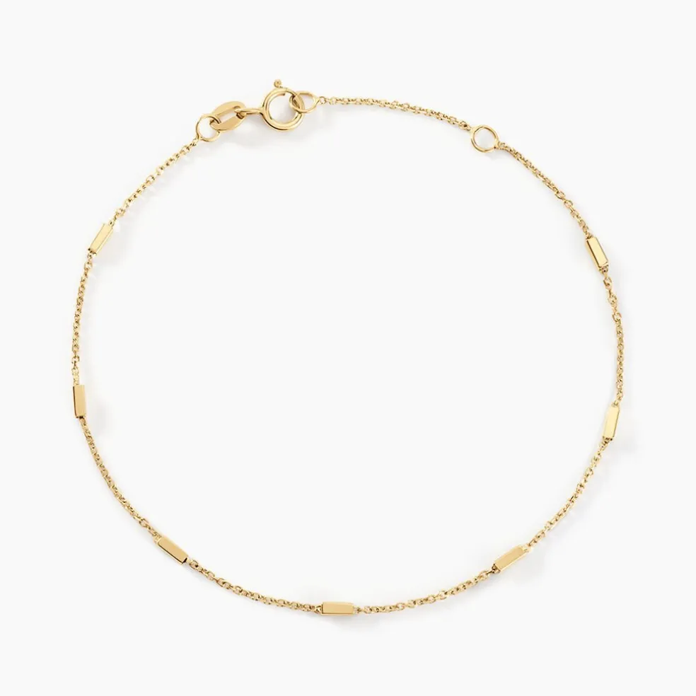 Bracelet Rain Or Jaune