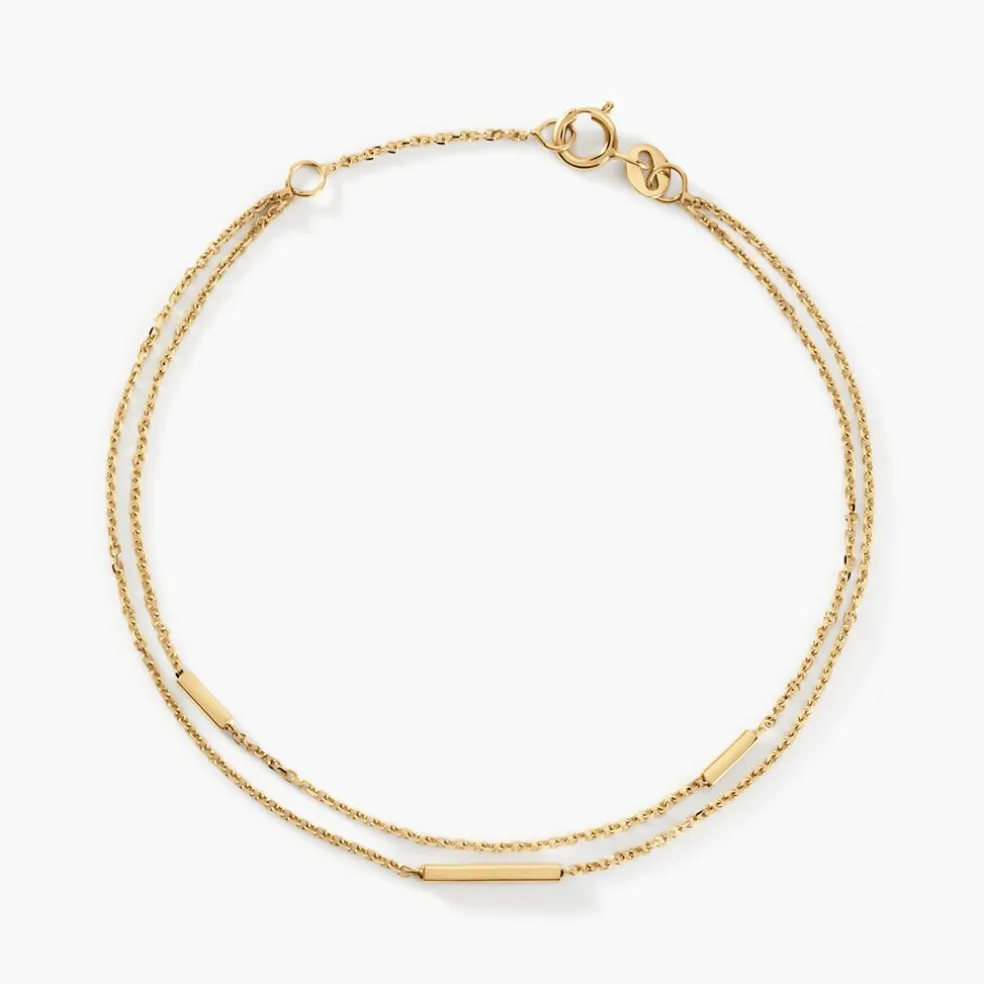 Bracelet Rain Or Jaune