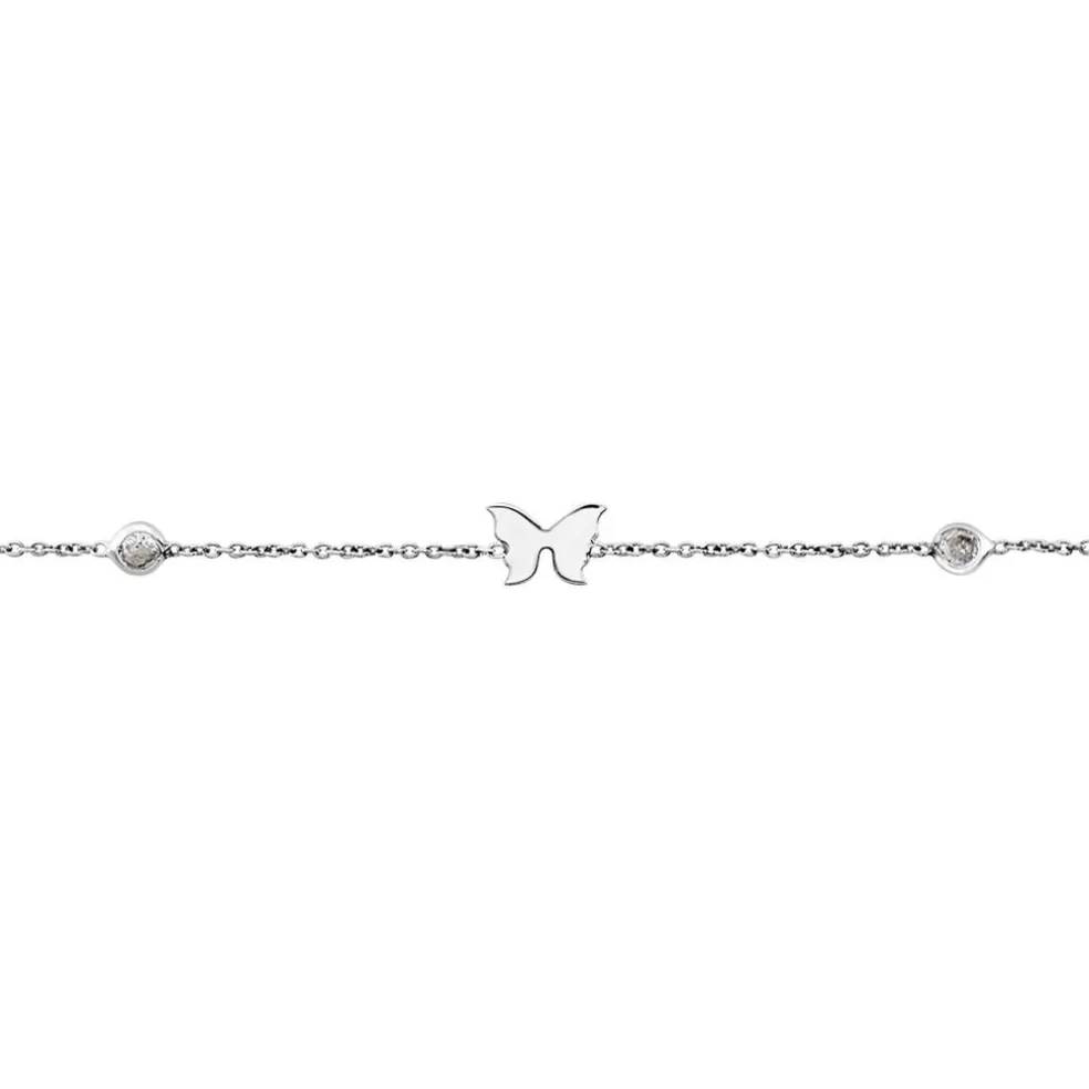 Bracelet Rana Argent Blanc Oxyde De Zirconium