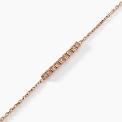 Bracelet Rio Tennis Argent Rose Oxyde De Zirconium