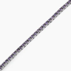 Bracelet Rio Tennis Argent Blanc Oxyde De Zirconium