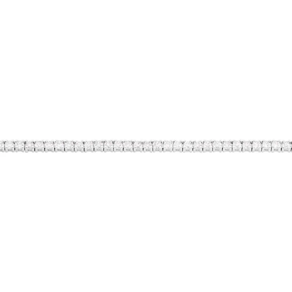 Bracelet River Or Blanc Diamant