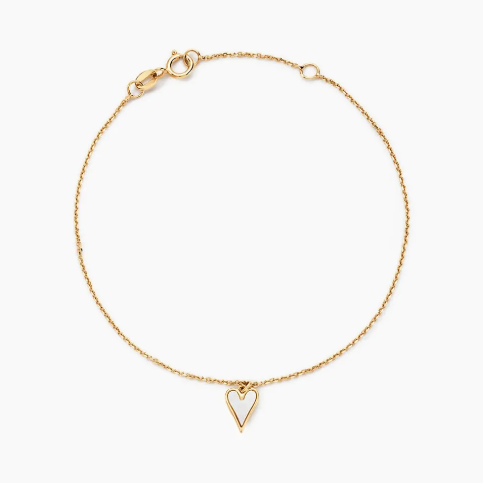 Bracelet Romancya Or Jaune Nacre