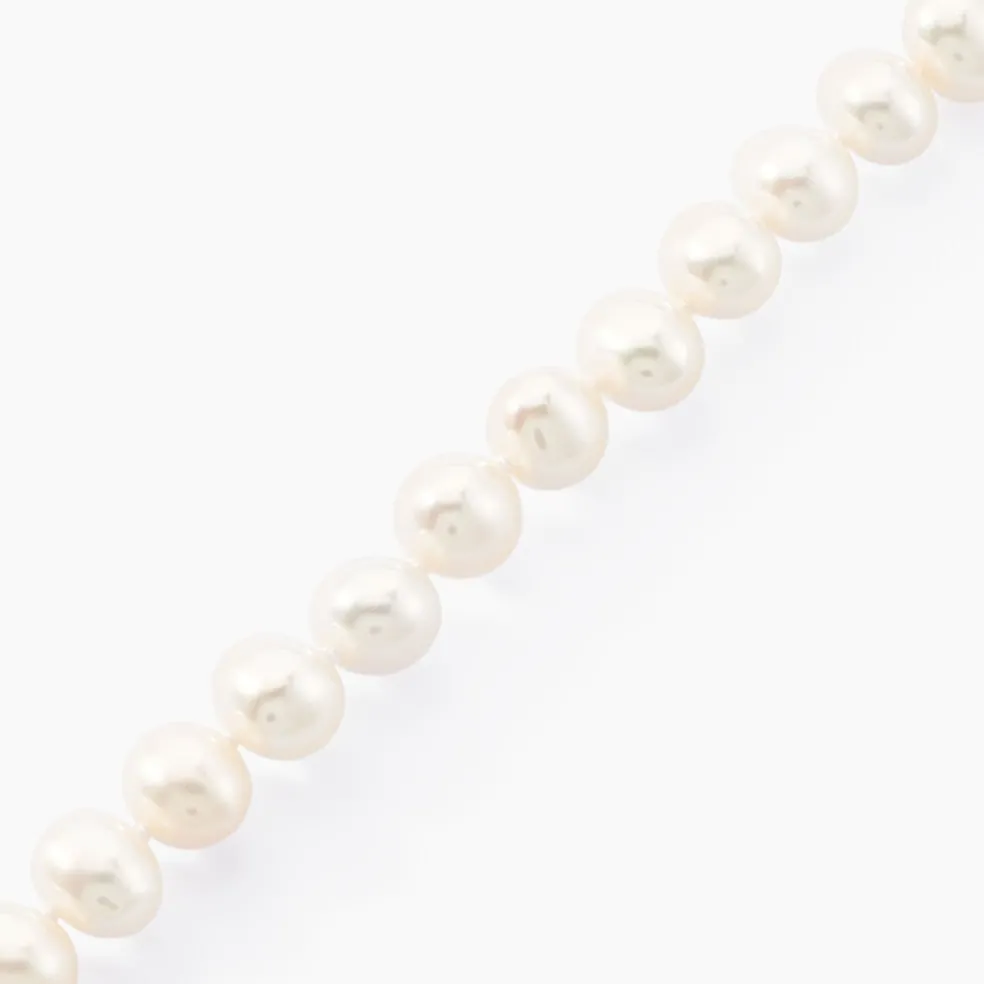 Bracelet Rose-martheae Or Jaune Perle De Culture D'akoya