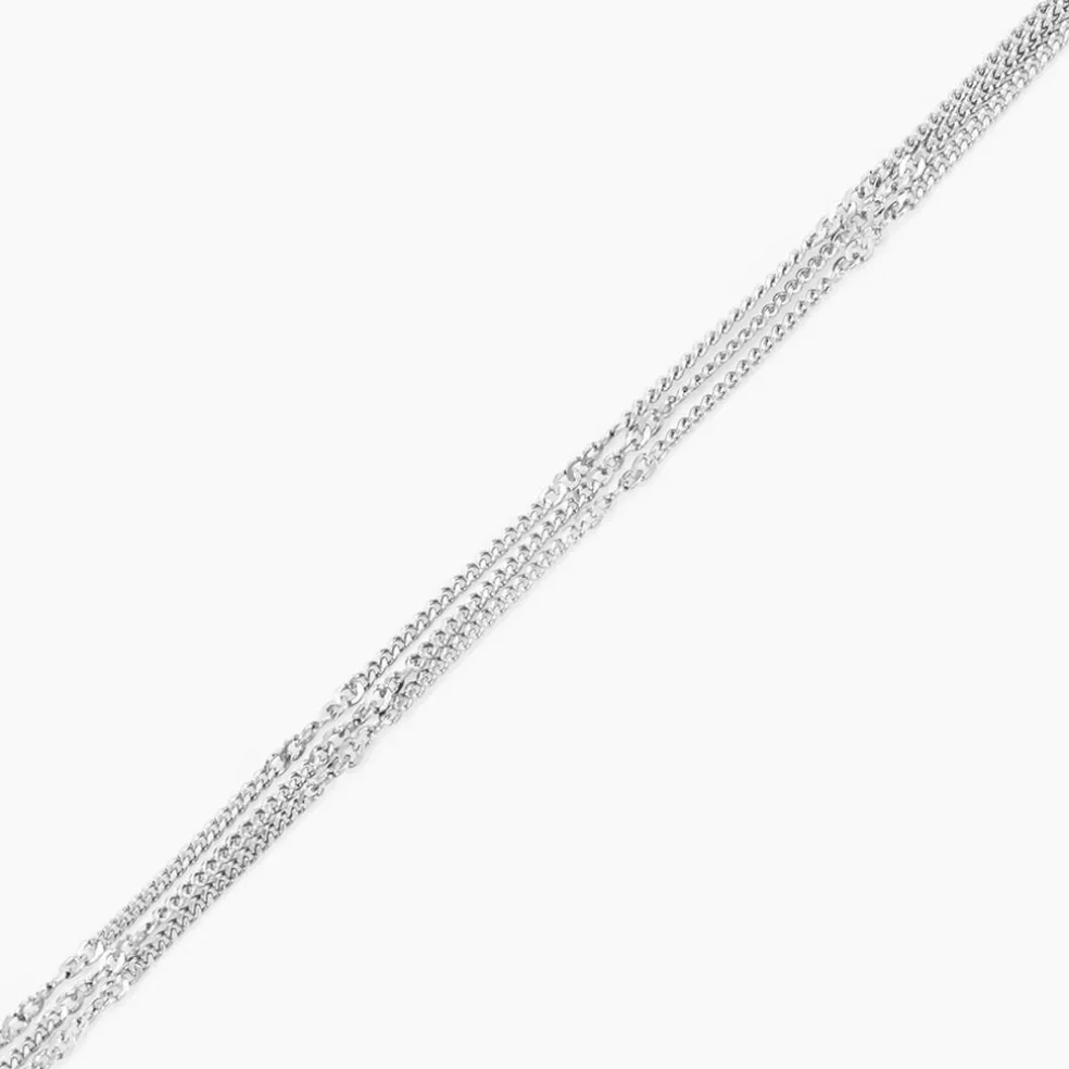 Bracelet Santoline Argent Blanc