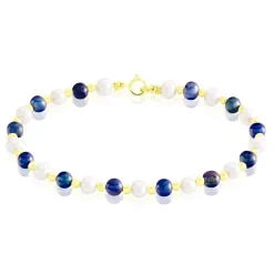 Bracelet Selsabile Or Jaune Perle De Culture