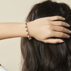Bracelet Selsabile Or Jaune Perle De Culture