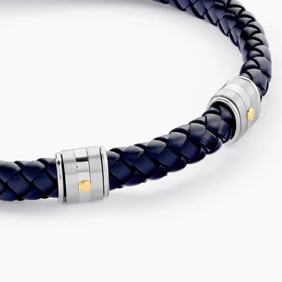 Bracelet Selwaae Or Acier Bicolore