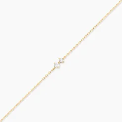 Bracelet Serenya Or Jaune Diamant Synthétique